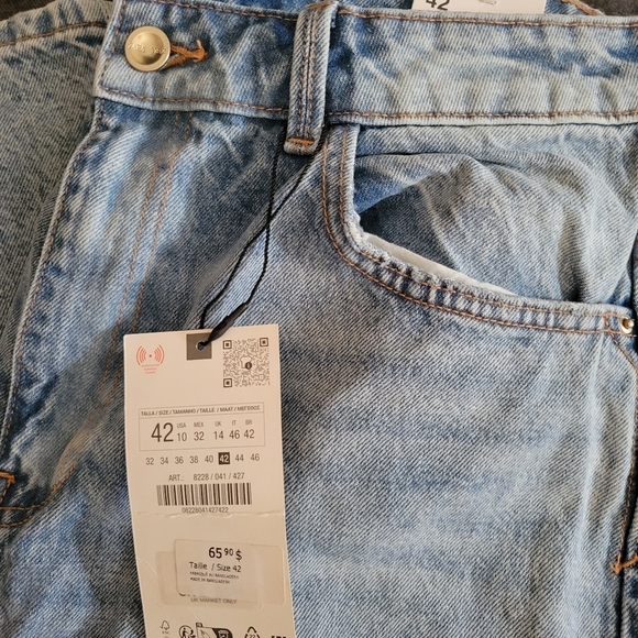 Zara Z1975 Full Length Straight Jeans - Picture 4 of 4